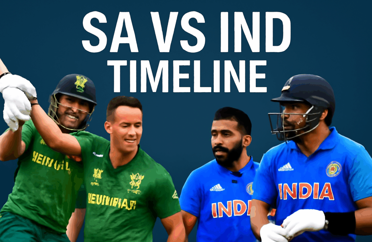 South Africa vs India: A Historic Rivalry in Cricket – Full Timeline and Key Moments